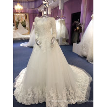 A Line/Princess Full Sleeve High Quality ODM Wedding Dress